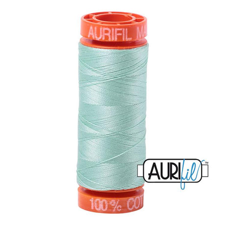 Aurifil Cotton Embroidery Thread 50wt 220yds - Mint - Aurifil - Polonia Designs