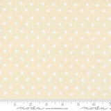 Petals and Polka Dots - White on Cream 3086-31 | Moda Fabrics