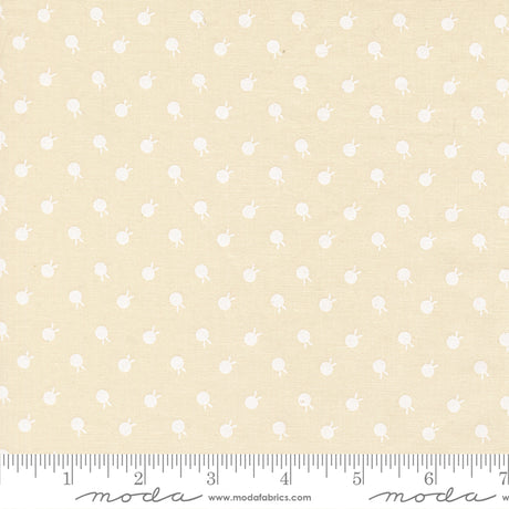 Petals and Polka Dots - White on Cream 3086-31 | Moda Fabrics