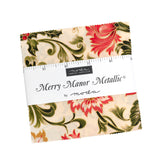 Merry Manor Metallic - 5" Charm Pack | Moda Fabrics