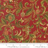 Merry Manor Metallic - Crimson 33861-12 | Moda Fabrics
