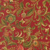 Merry Manor Metallic - Crimson 33861-12 | Moda Fabrics