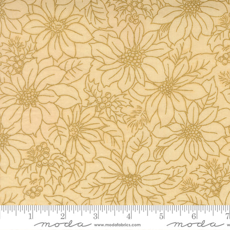 Merry Manor Metallic - Cream 33862-11 | Moda Fabrics
