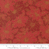 Merry Manor Metallic - Crimson 33862-12 | Moda Fabrics