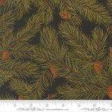 Merry Manor Metallic - Ebony 33863-14 | Moda Fabrics