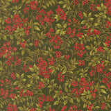 Merry Manor Metallic - Evergreen 33864-13 | Moda Fabrics