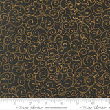 Merry Manor Metallic - Ebony 33865-14 | Moda Fabrics