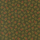 Merry Manor Metallic - Evergreen 33866-13 | Moda Fabrics