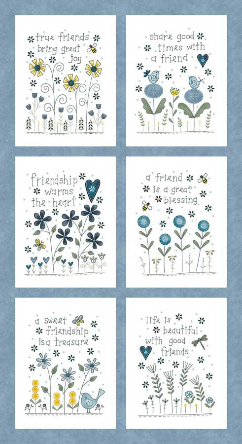 Friendship Garden - Panel 3633P-77 | Henry Glass Fabrics