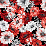 Scarlet's Treasure - Red White 3640-81 | Henry Glass Fabrics