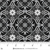 Scarlet's Treasure - Black 3642-99 | Henry Glass Fabrics