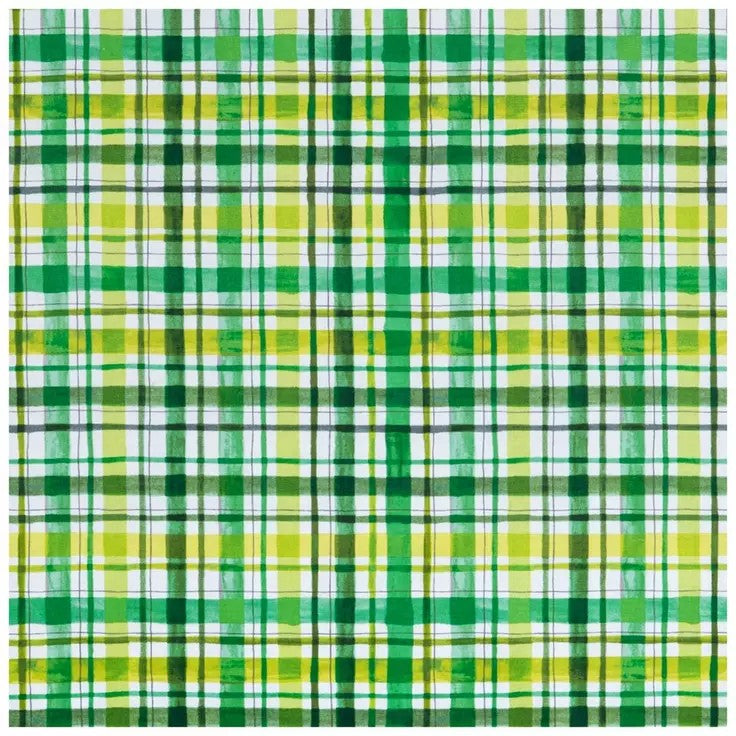 Green & White Plaid - Brother Sister Design Studio - Polonia Designs