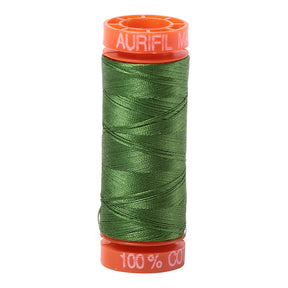Aurifil Cotton Embroidery Thread 50wt 220yds - Dark Grass Green - Aurifil - Polonia Designs