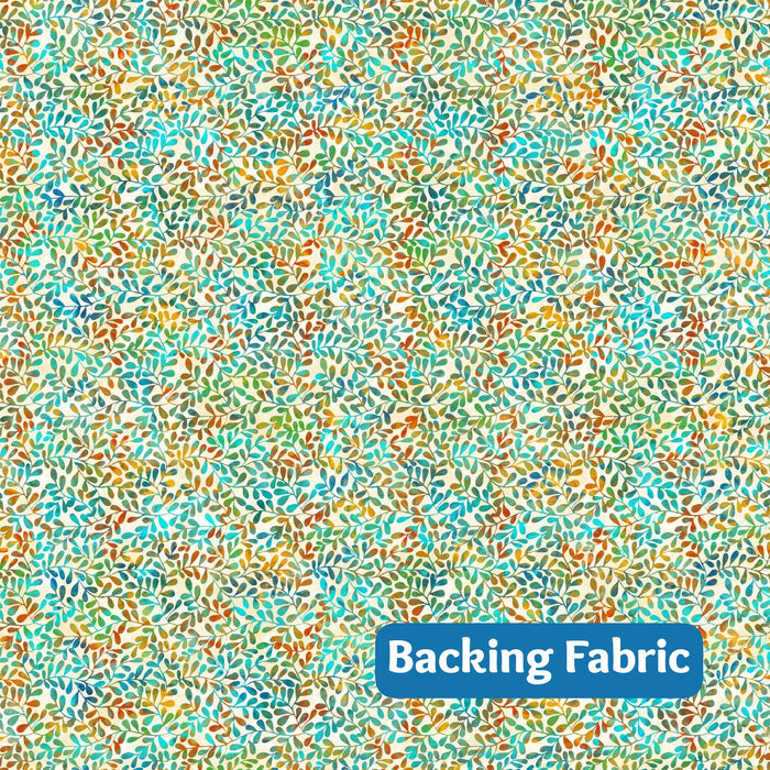 Boho Blooms 12"x42" Quilt-As-You-Go Table Runner Kit