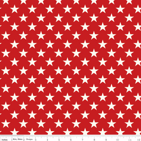 Freedom Garden - Stars Red - Riley Blake Designs - Polonia Designs