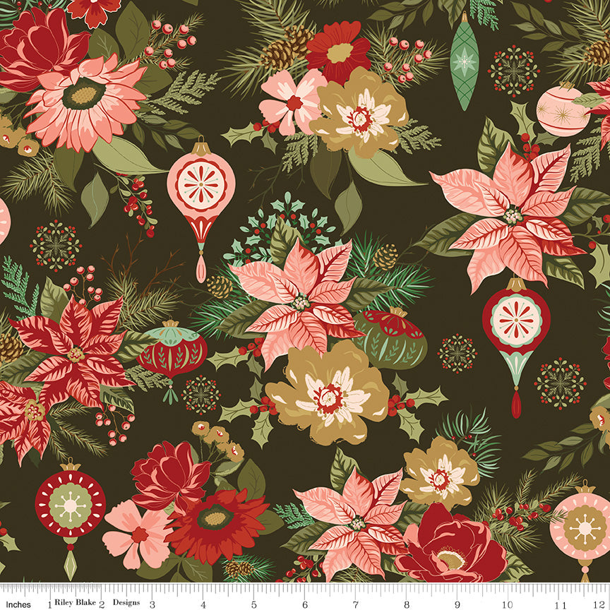 Glisten - Main Mocha - Riley Blake Designs - Polonia Designs