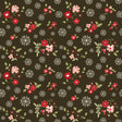 Glisten - Winter Flowers Mocha - Riley Blake Designs - Polonia Designs