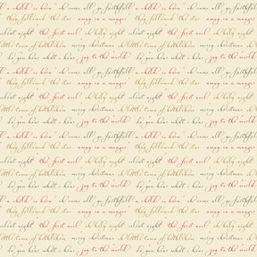 Glisten - Text Eggnog - Riley Blake Designs - Polonia Designs