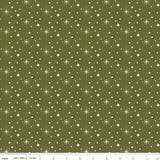 Glisten - Stars Green - Riley Blake Designs - Polonia Designs