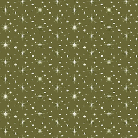 Glisten - Stars Green - Riley Blake Designs - Polonia Designs