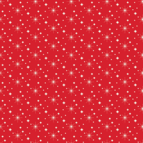 Glisten - Stars Red - Riley Blake Designs - Polonia Designs