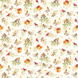 Gather with a Grateful Heart - Cardinal on Branches - Timeless Treasures - Polonia Designs
