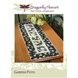 Garden Path Table Runner pattern - Dragonfly Fiberart - Polonia Designs