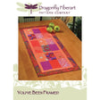 You've Been Framed Table Runner pattern - Dragonfly Fiberart - Polonia Designs