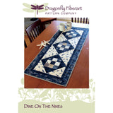 Dine On The Nines Table Runner pattern - Dragonfly Fiberart - Polonia Designs