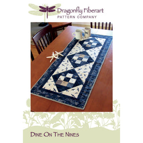 Dine On The Nines Table Runner pattern - Dragonfly Fiberart - Polonia Designs