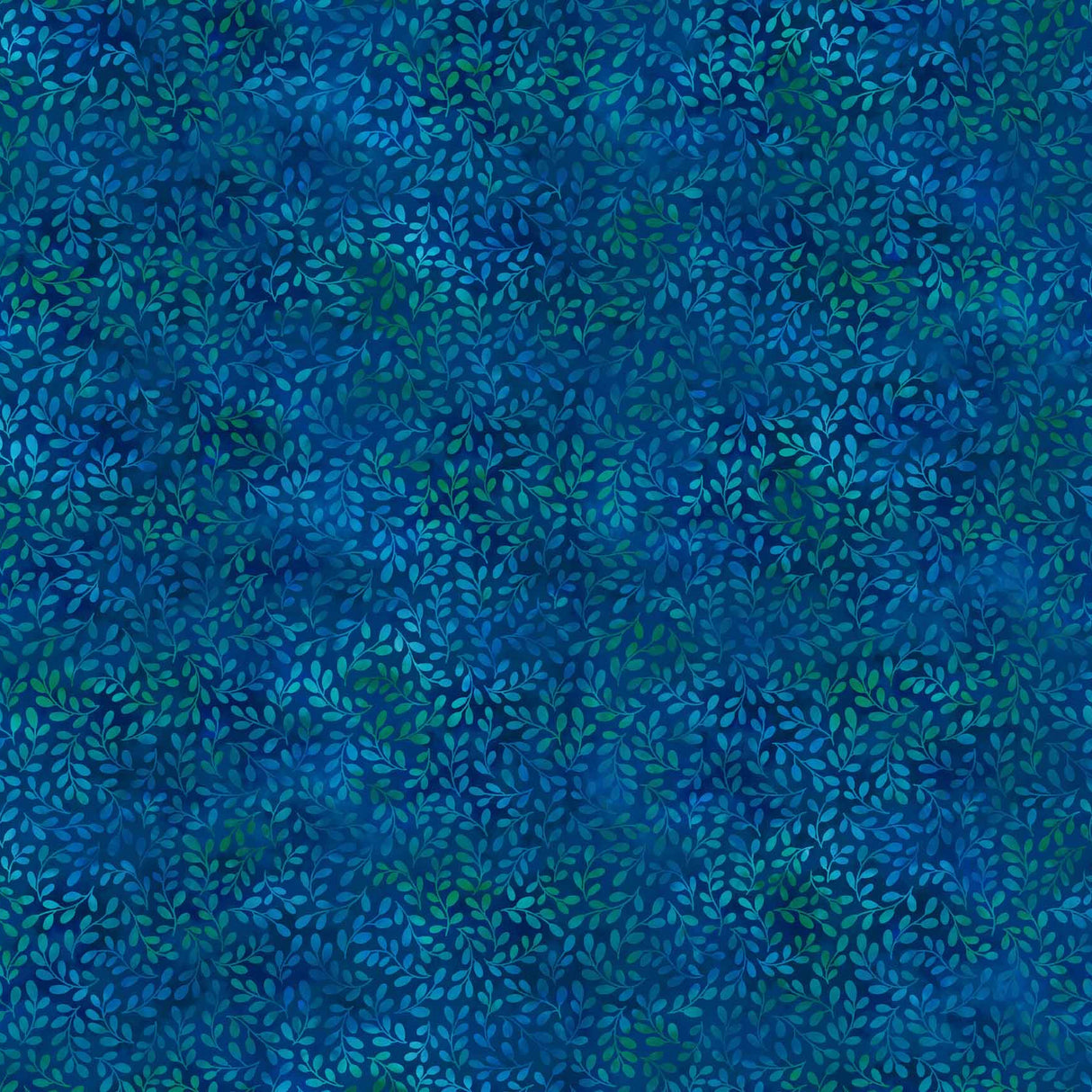 Boho Blooms - Leaf Blue - Northcott - Polonia Designs