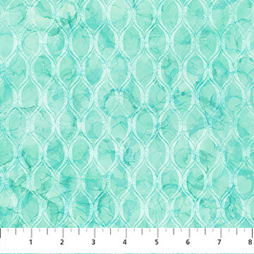 Veranda - Turquoise Lattice - Northcott - Polonia Designs