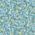 Forest Whisper - Tonal Floral Blue - Timeless Treasures - Polonia Designs