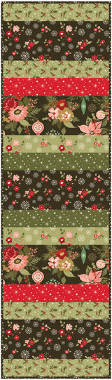 Glisten 12"x42" Quilt-As-You-Go Christmas Table Runner Kit - Curated by Polonia Designs - Polonia Designs