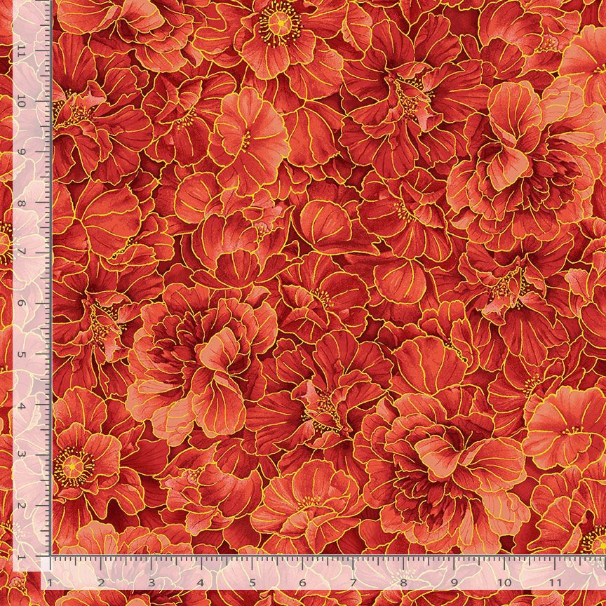 Imperial Bloom - Packed Peony CM4373 | Timeless Treasures