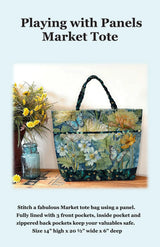 Playing with Panels Market Tote pattern