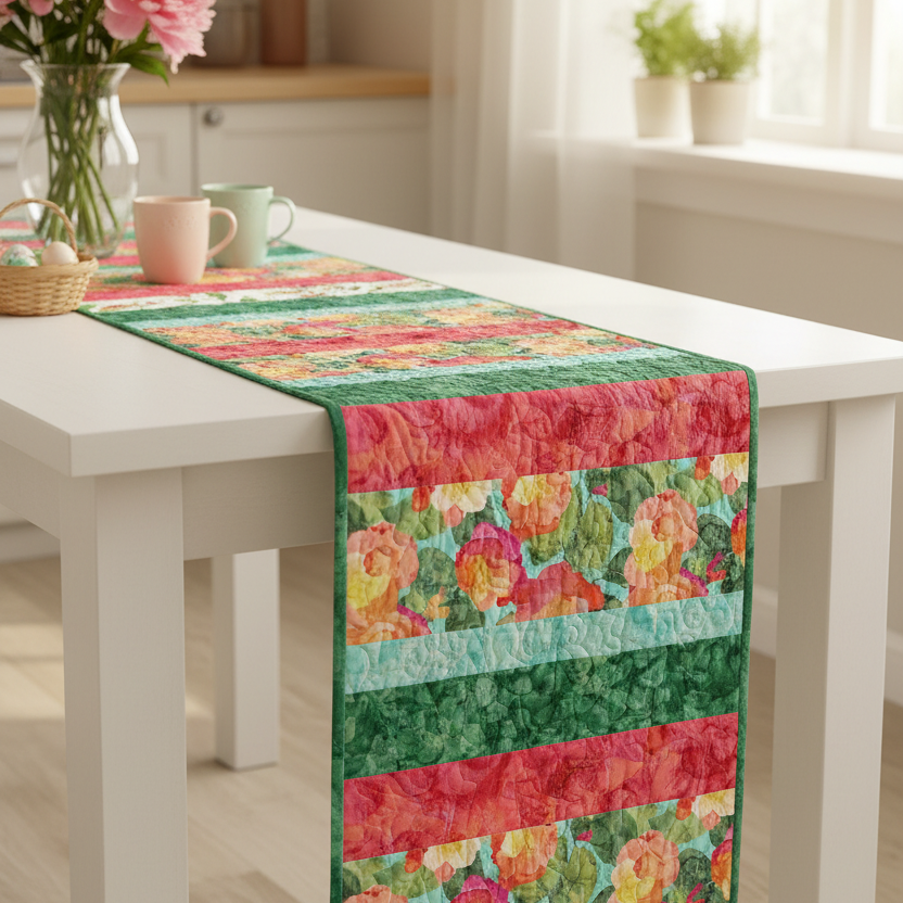 Veranda 12"x42" Quilt-As-You-Go Table Runner Kit