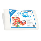 Soft and Stable 36"x58" White 100% Polyester Foam Stabilizer