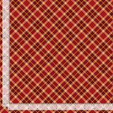 Gather with a Grateful Heart - Cranberry Bias Plaid - Timeless Treasures - Polonia Designs