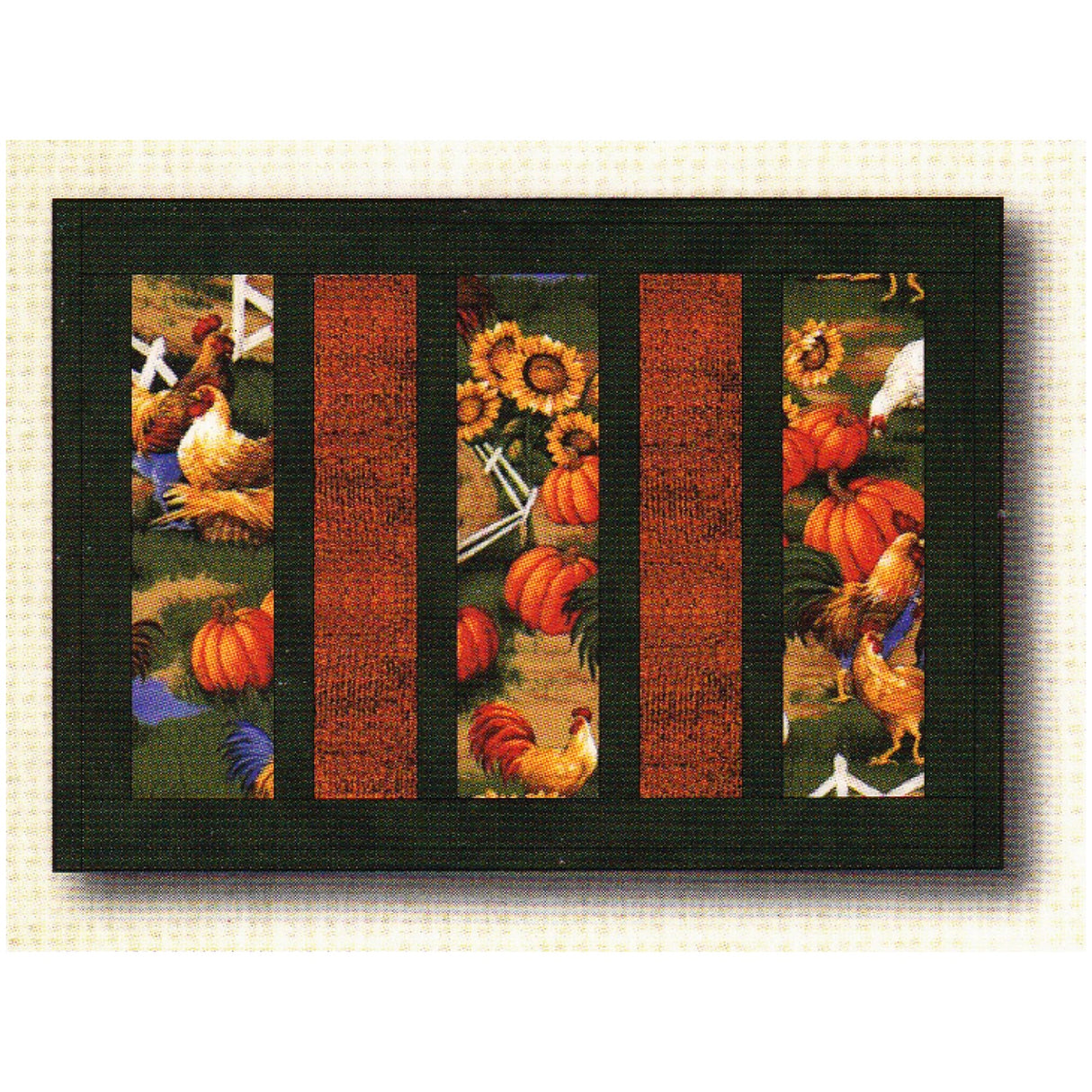 Bay Window Quilt-As-You-Go Placemat pattern - QP Quilts & Co. - Polonia Designs