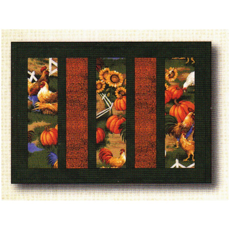 Bay Window Quilt-As-You-Go Placemat pattern - QP Quilts & Co. - Polonia Designs