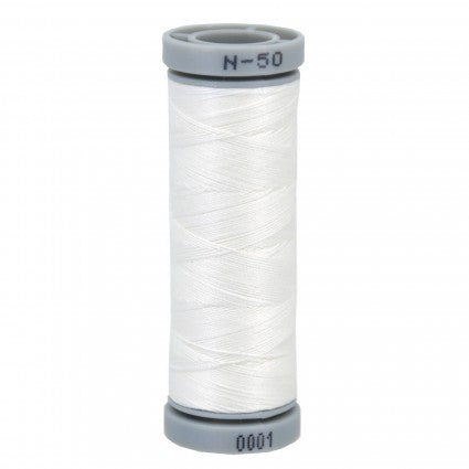 Presencia Cotton Thread 50wt 109yds - White - Presencia - Polonia Designs