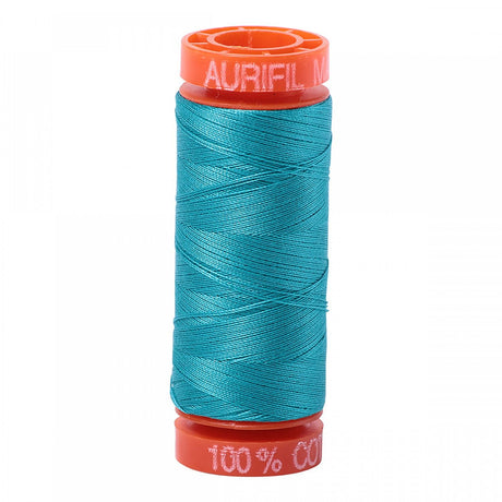 Aurifil Cotton Embroidery Thread 50wt 220yds - Turquoise - Aurifil - Polonia Designs