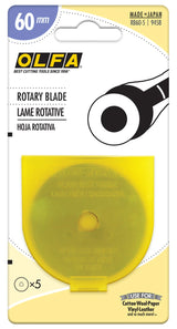 Olfa 60mm Rotary Blade | 5 Pack
