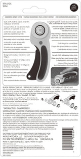 Olfa 45mm Deluxe Ergonomic Rotary Cutter - Olfa - Polonia Designs