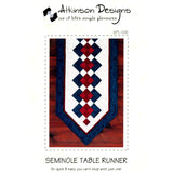 Seminole Table Runner pattern - Atkinson Designs - Polonia Designs