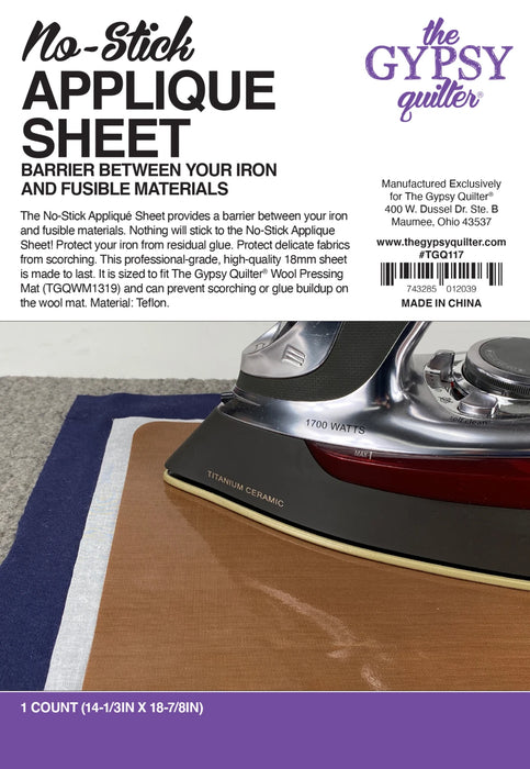 No-Stick Applique Sheet 14-1/3in x 18-7/8in