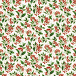 Blooming Holidays - Natural Metallic Gold Berries - Hoffman Fabrics - Polonia Designs
