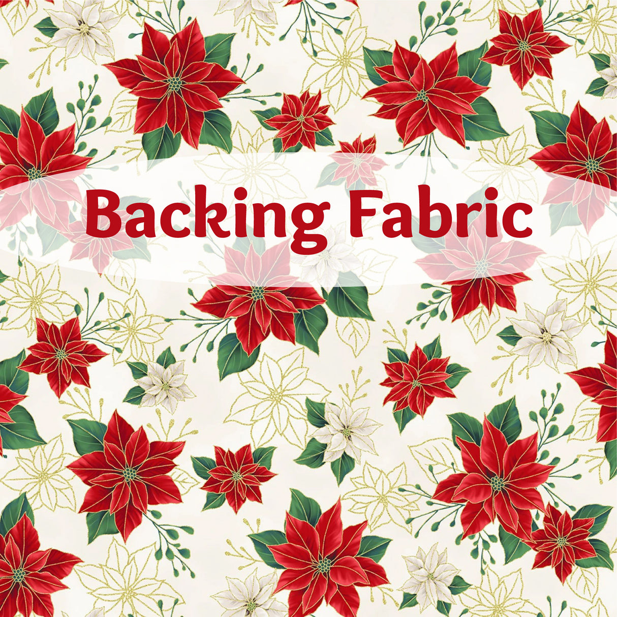 Blooming Holidays-White 12"x43" Quilt-As-You-Go Table Runner Kit - Curated by Polonia Designs - Polonia Designs