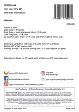 Birthstones pattern - QuiltFOX Design - Polonia Designs